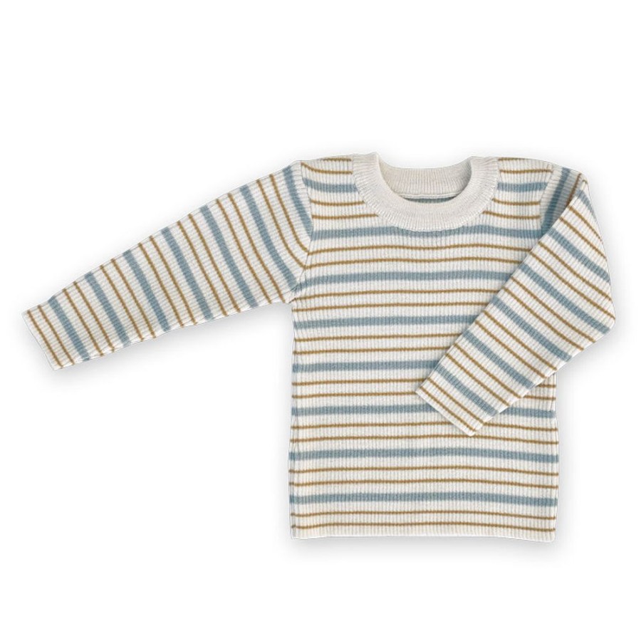 Toj SAGA Copenhagen | Merino Bluse - Gunni - Mixed Blue